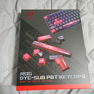 ASUS ROG DYE-SUB 아수스 키캡 팝니다