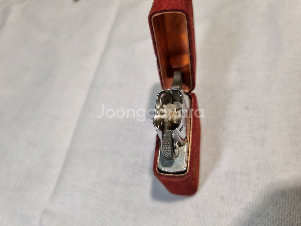 빨간색 세무로 마감한 해병대 오일 라이터--6