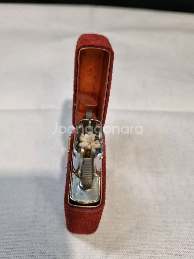 빨간색 세무로 마감한 해병대 오일 라이터--7