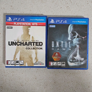 PS4 타이틀 일괄(언차티드콜렉션, 언틸던) 팝니다.