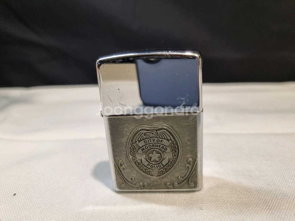 미국 경찰 기념 지포 오일 라이터--0