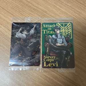 진격의거인 리바이 웨하스 카드 포카 후회없는선택