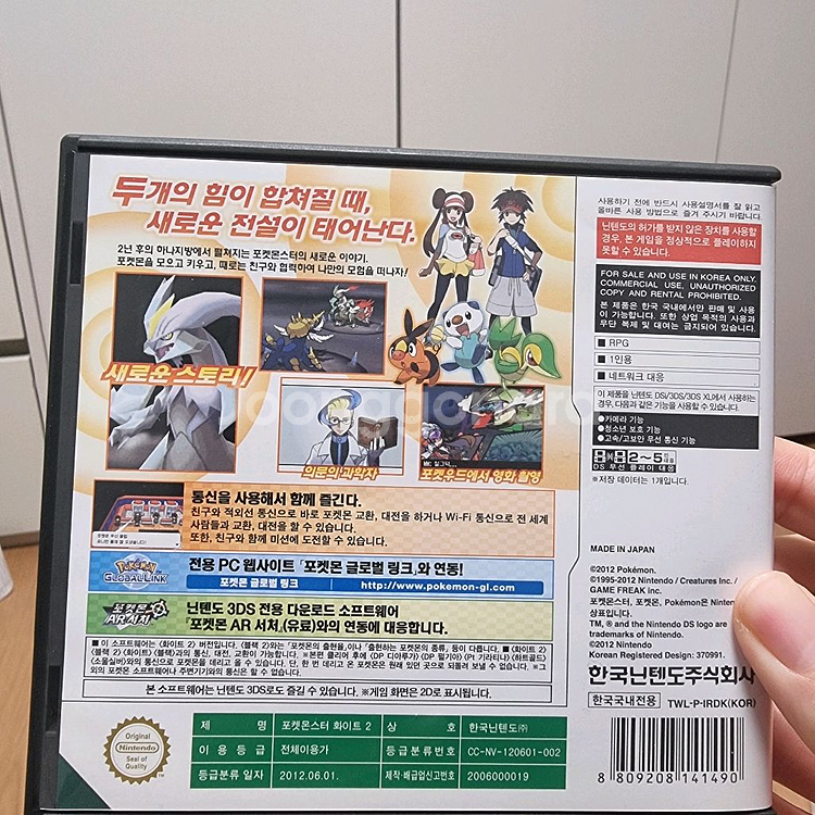 닌텐도 ds 포켓몬스터 화이트2 찌라시풀--1