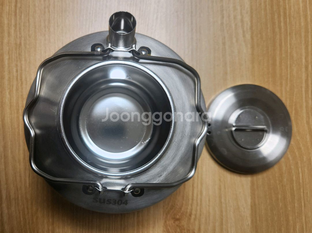 캠핑용 스테인레스 주전자--4