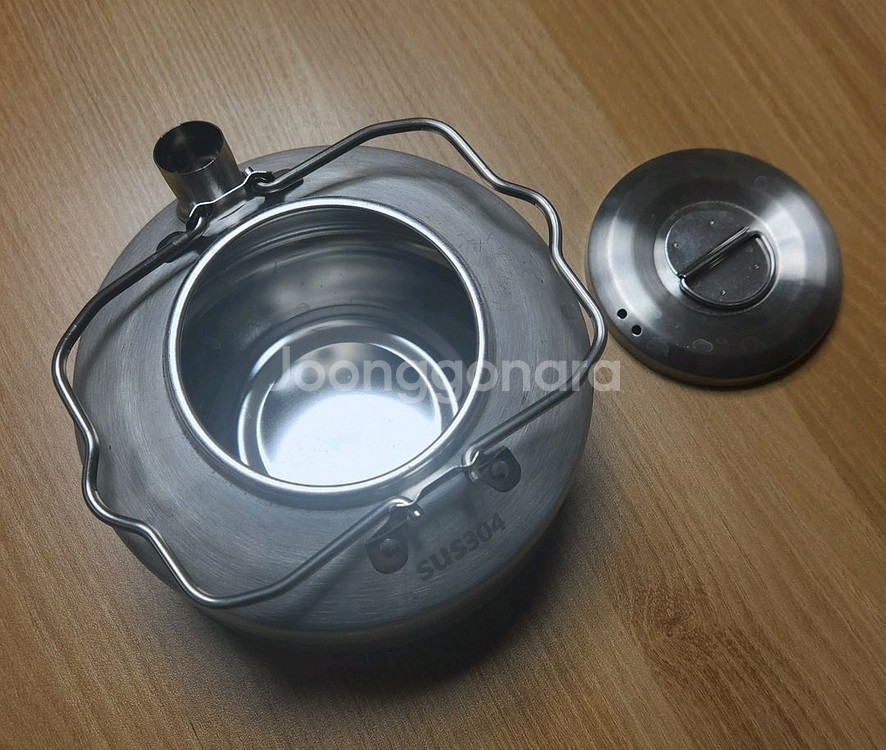 캠핑용 스테인레스 주전자--3