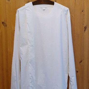 100.COS 라운드 화이트셔츠