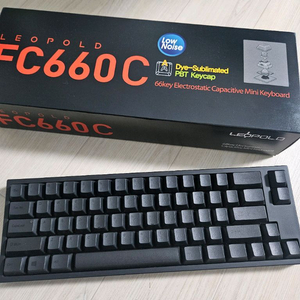 레오폴드 fc660c 3세대 풀윤활 45g 저소음 먹각