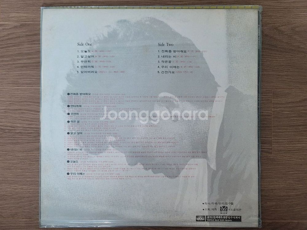 미개봉 김수철 5집lp--1