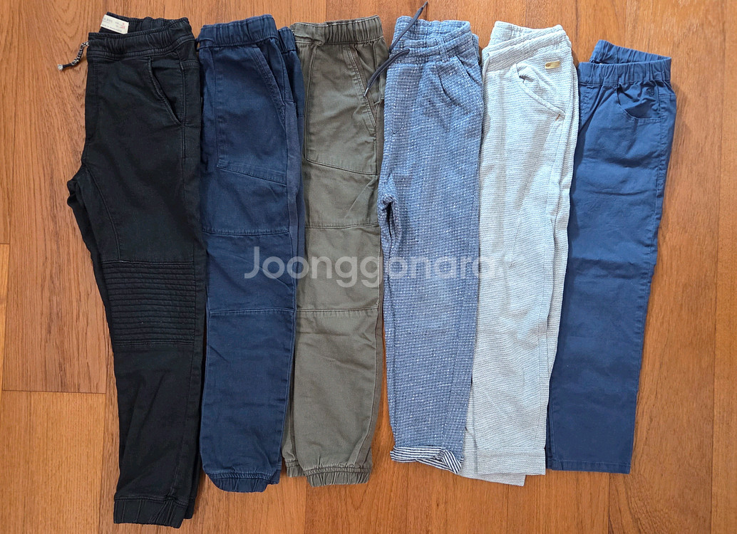 자라 남아 바지6벌 일괄(128cm-130사이즈)--3
