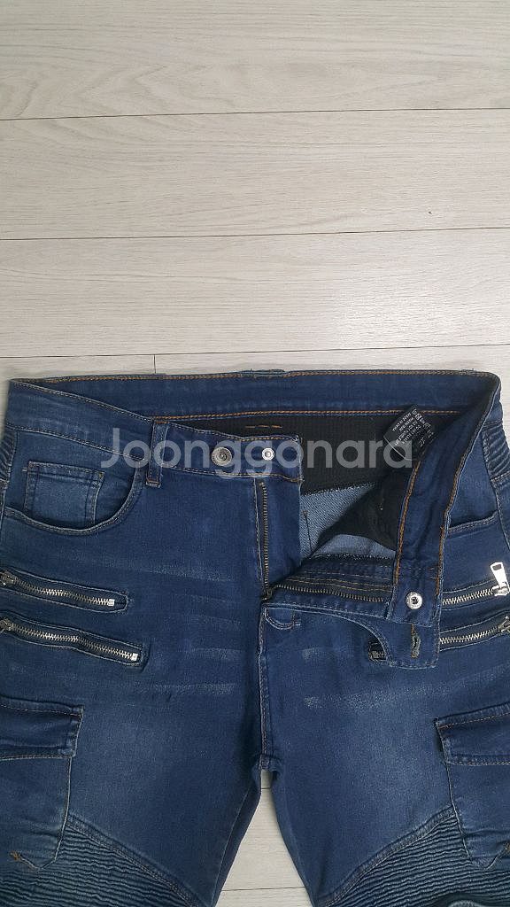 MOTOPANTS 오토바이청바지(스판) 33인치 S급!--3