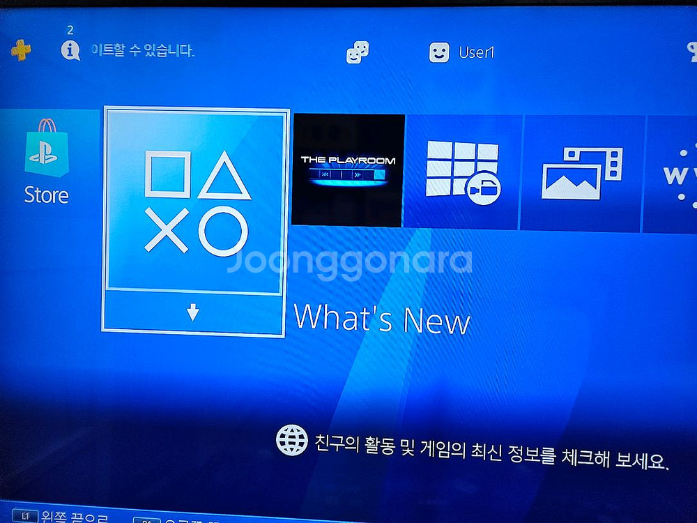 플스4PS4 1205A 500G 팝니다 듀얼쇼크4 2개--1