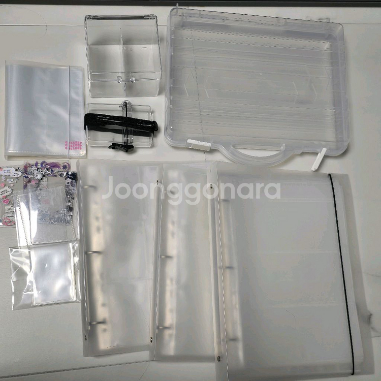 굿즈 용품 일괄 판매 바인더 파일 케이스 슬리브--0