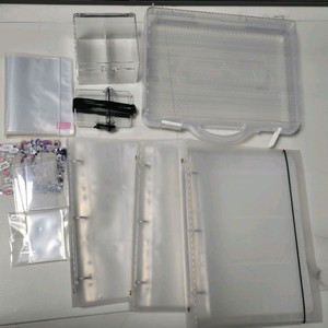 굿즈 용품 일괄 판매 바인더 파일 케이스 슬리브