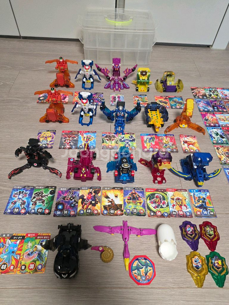 터닝메카드-스핑크스,타나토스 등 15개+메카드19장--1