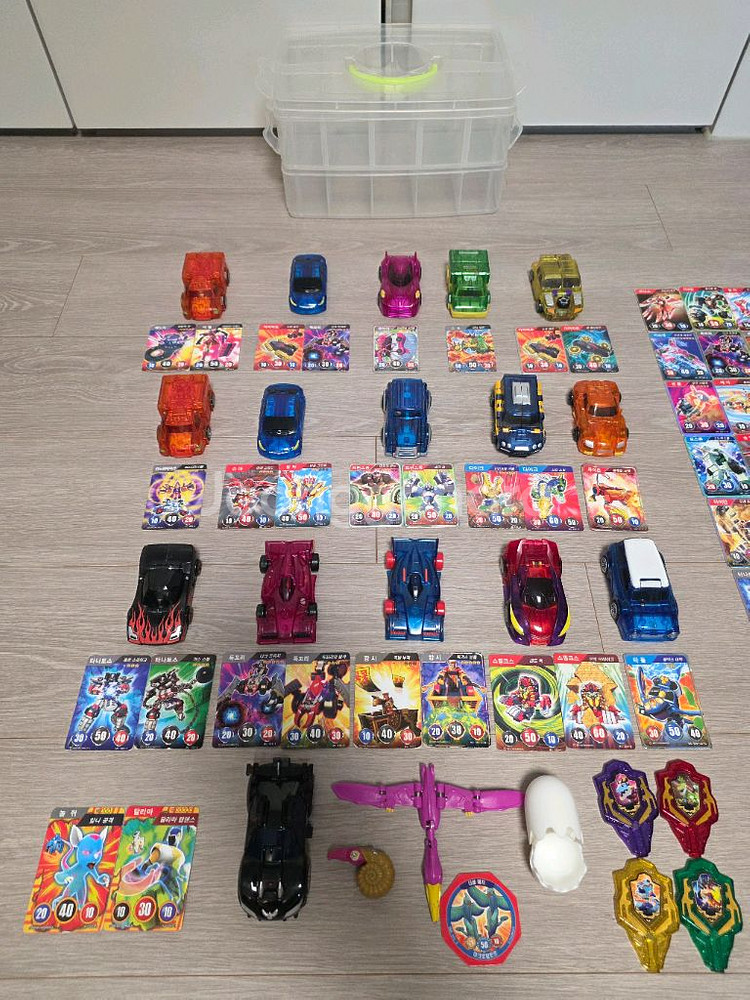 터닝메카드-스핑크스,타나토스 등 15개+메카드19장--2