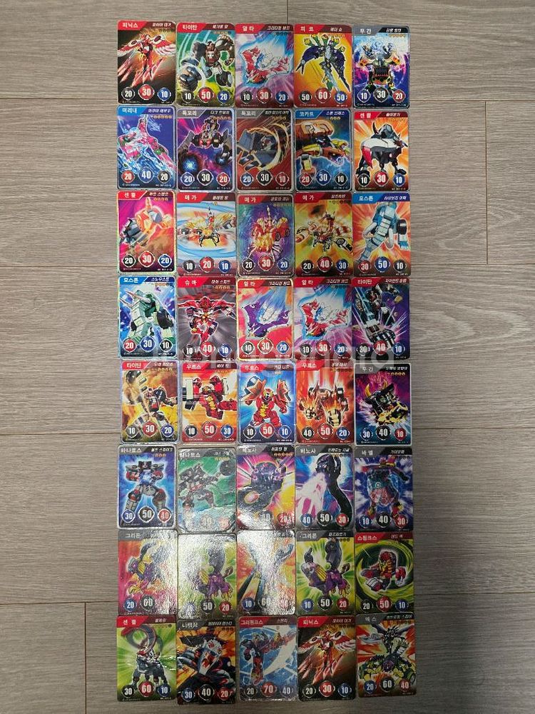 터닝메카드-스핑크스,타나토스 등 15개+메카드19장--4