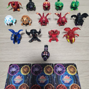 바쿠칸 배틀 플래닛 15종+베틀카드 3종