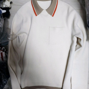 시스템옴므 정품 카라 아이보리 긴팔 100사이즈