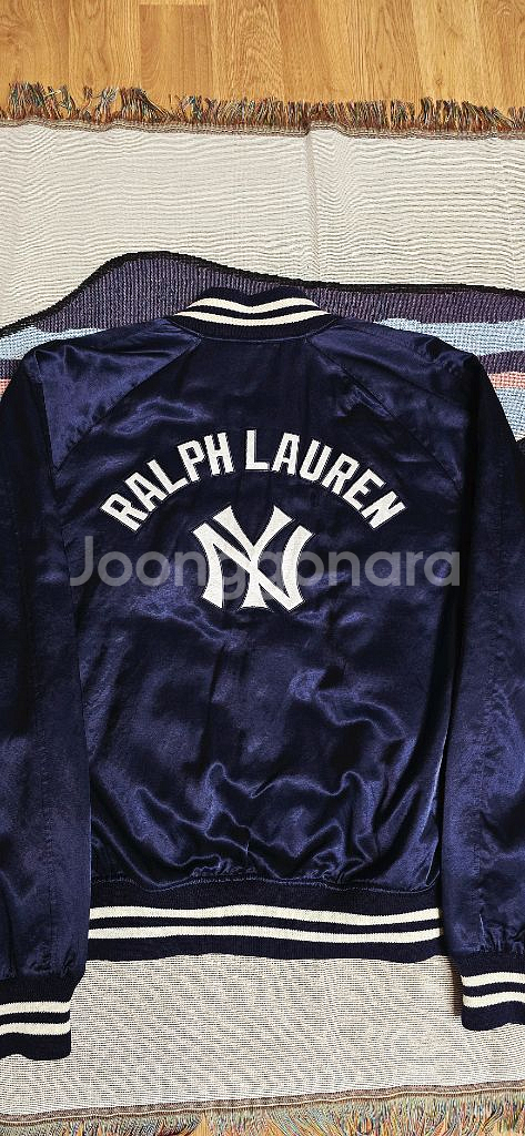 폴로랄프로렌 뉴욕양키스 새틴자켓.폴로 브로치--1