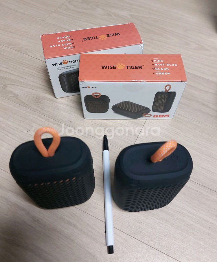 와이즈타이거 Q06P 블루투스스피커 2대--1