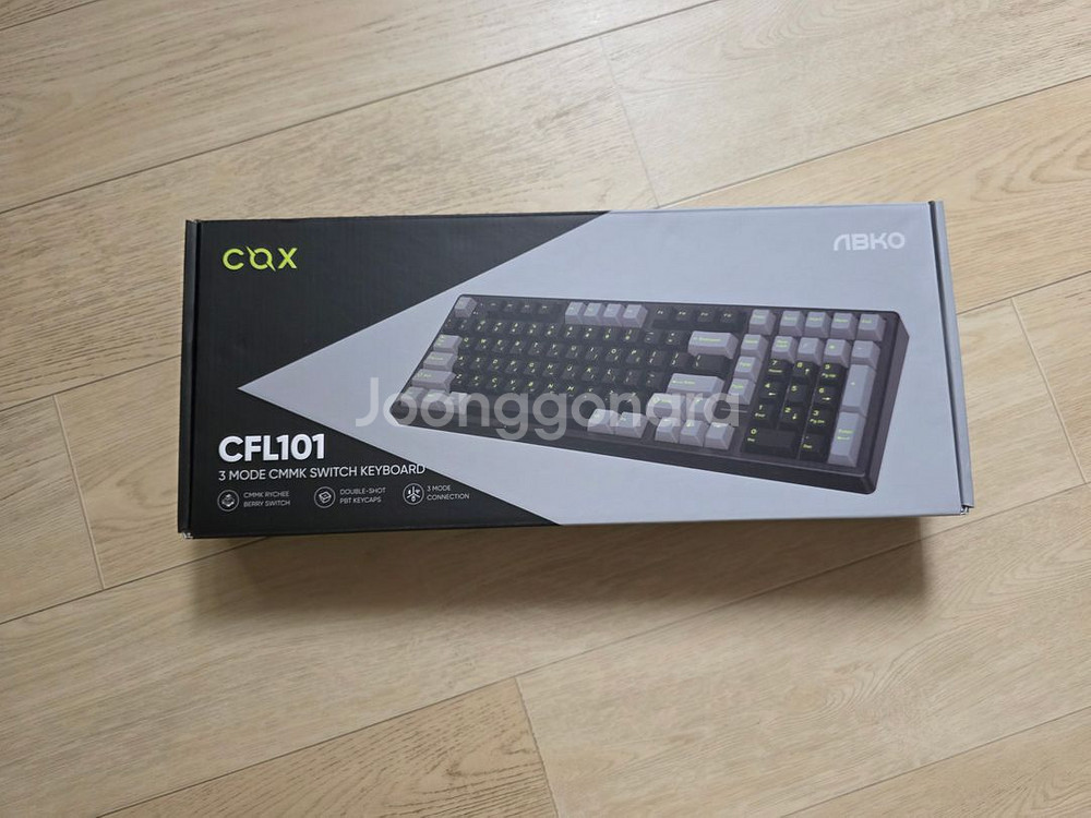 콕스 CFL101 기계식 키보드 풀박스 팝니다--1