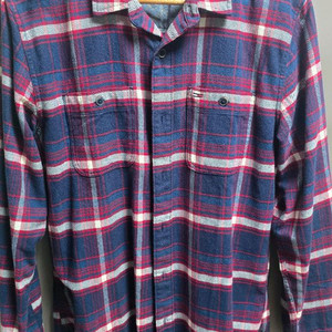 타미힐피거 데님 체크 셔츠 남성 M