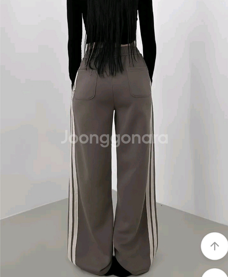 와이드 트레이닝 팬츠 모카(새상품)--2