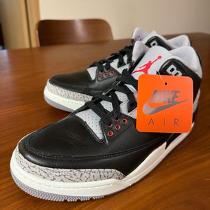 나이키 에어조던3 레트로 블랙 시멘트 280