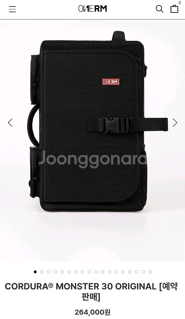 원알엠 CORDURA MONSTER30 백팩--0