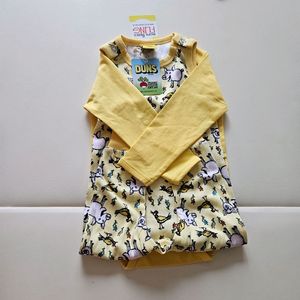 던스 노란돼지 덩가리80 모어댄 바디수트92