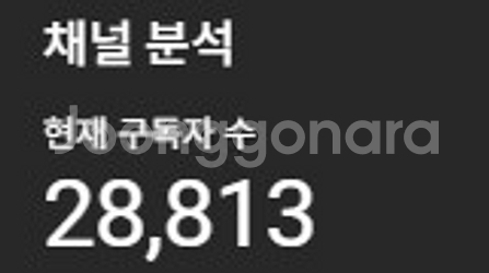 28800 실제구독자 쿠파스 가능 유튜브채널--1