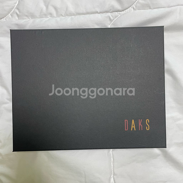 닥스 블랙퍼 울 체크 스카프--1