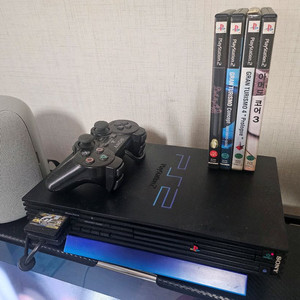 정발플스2(ps2)셋 + 타이틀4개