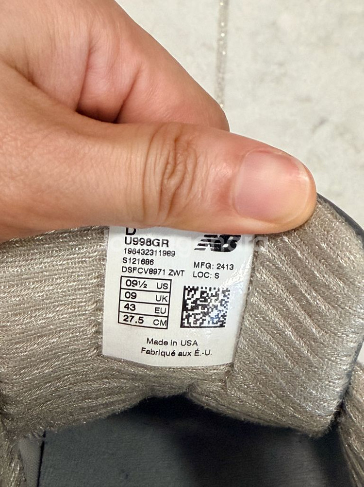 [정품] 뉴발란스 998 남자신발 판매--5