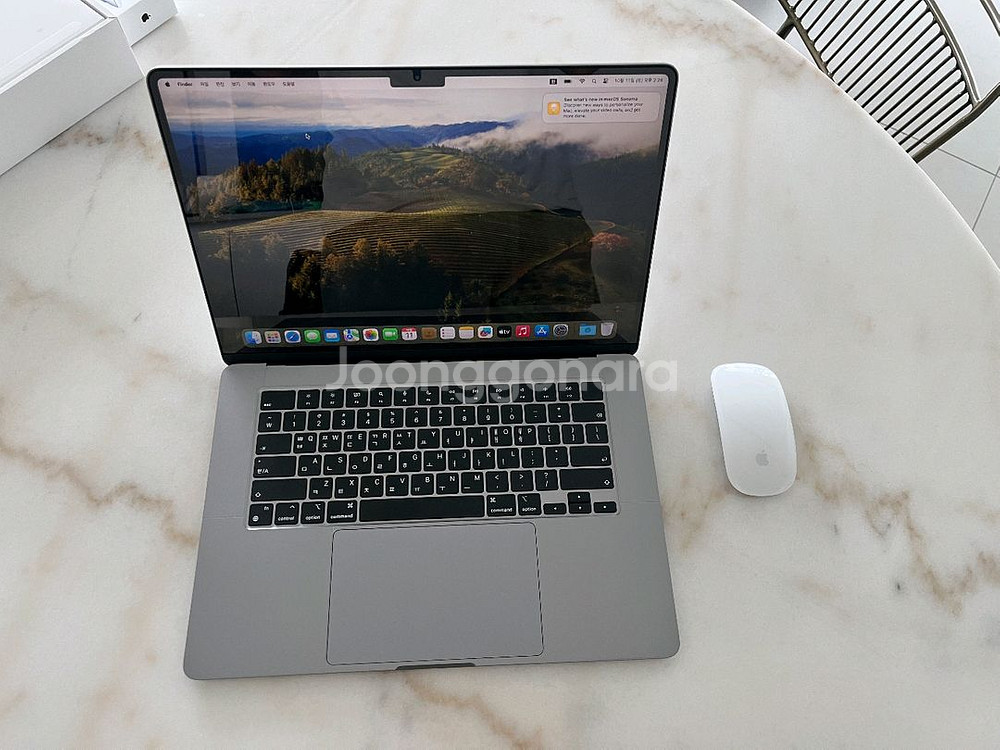 맥북에어 스그 M3 15인치 512GB 애케플--3