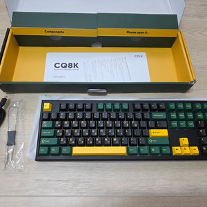 콕스 CQ8K108 풀배열 기계식 키보드 풀박스 팝니다