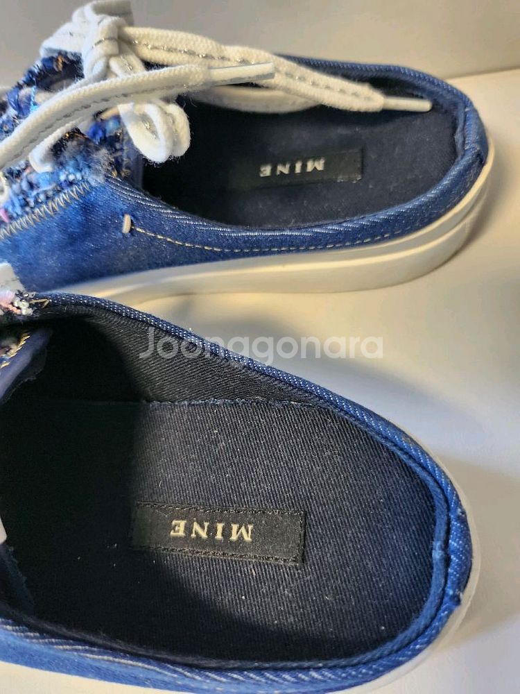 마인 데님 뮬 스니커즈--3