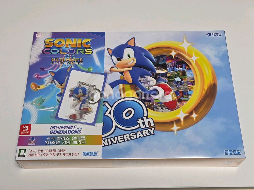 소닉 컬러즈 얼티밋 30주년 기념 패키지 미개봉--0