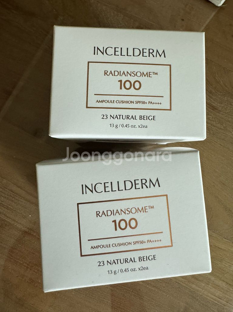 인셀덤 래디언솜 100 앰플 쿠션 23호- 개당5만원--0