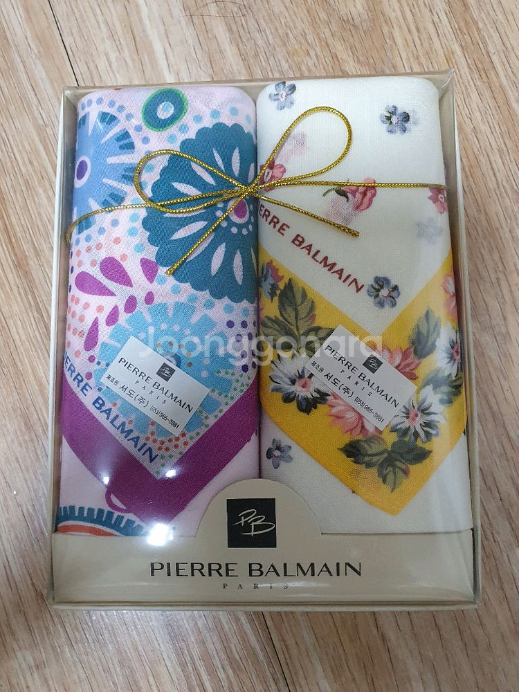 피에르 발망 손수건 세트 /새상품--0