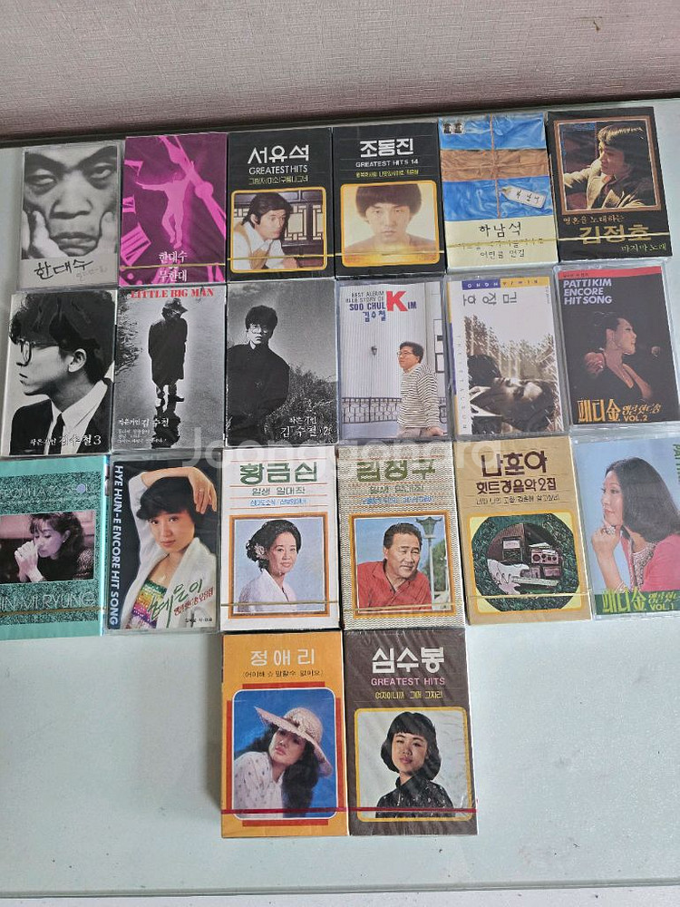 미개봉 카세트테이프 60개 일괄--1