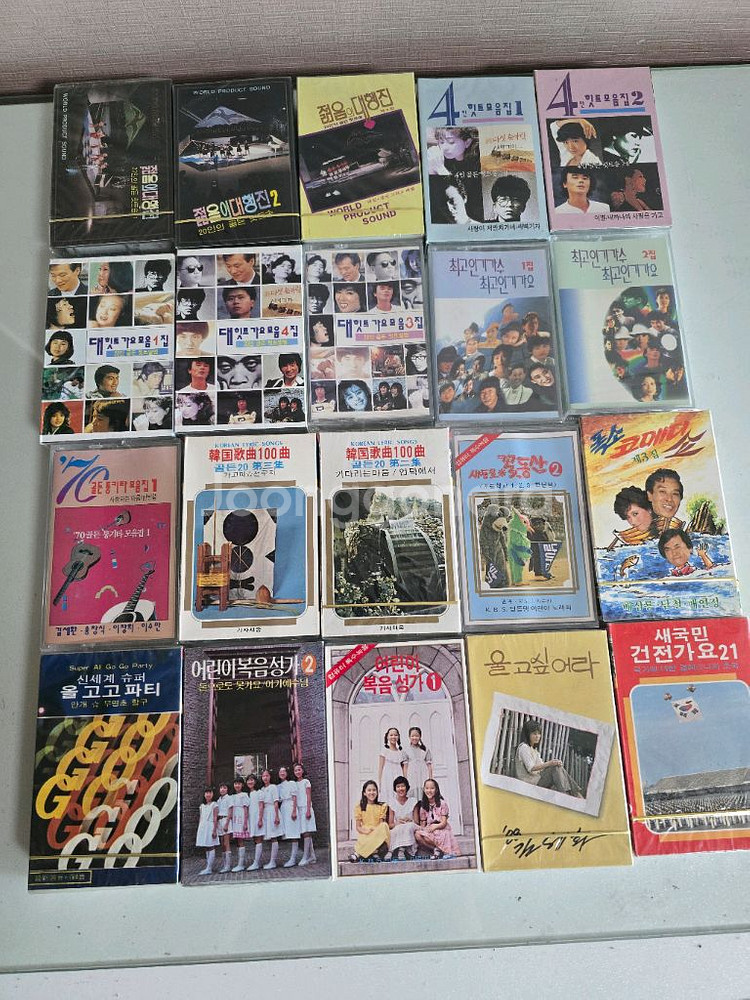 미개봉 카세트테이프 60개 일괄--2