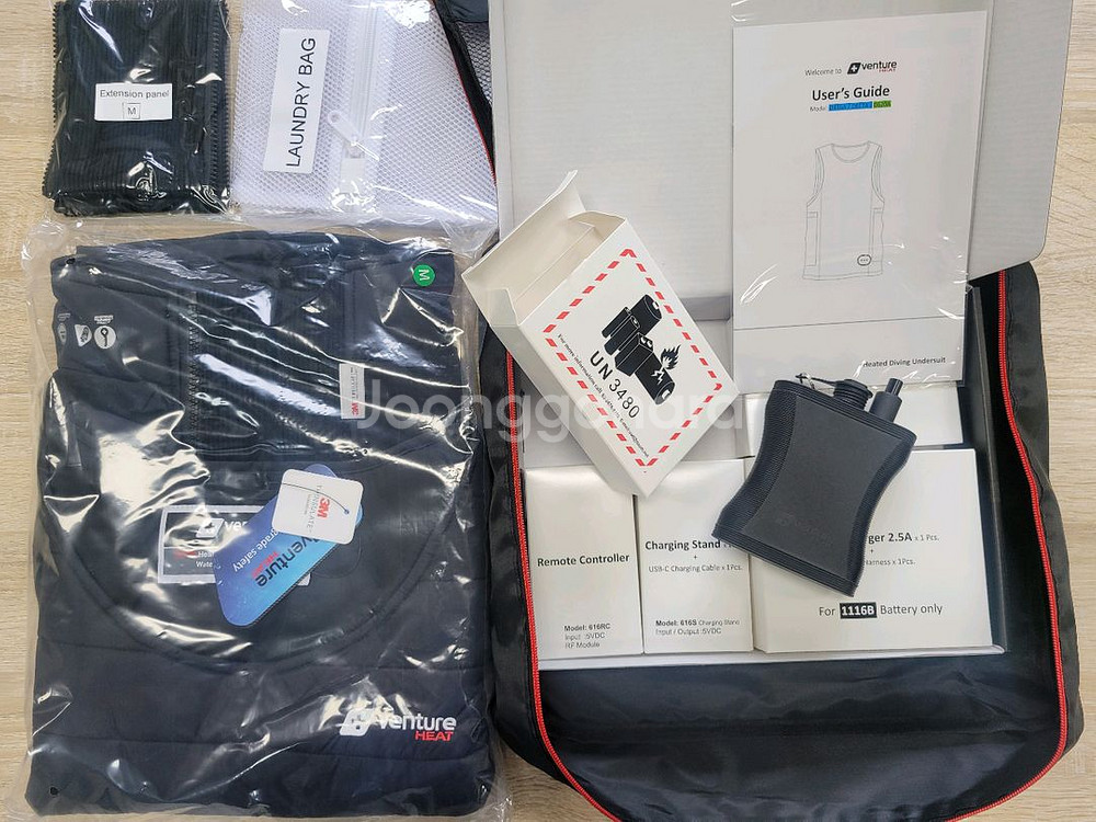 스쿠버 다이빙용 벤쳐히트 발열조끼--3