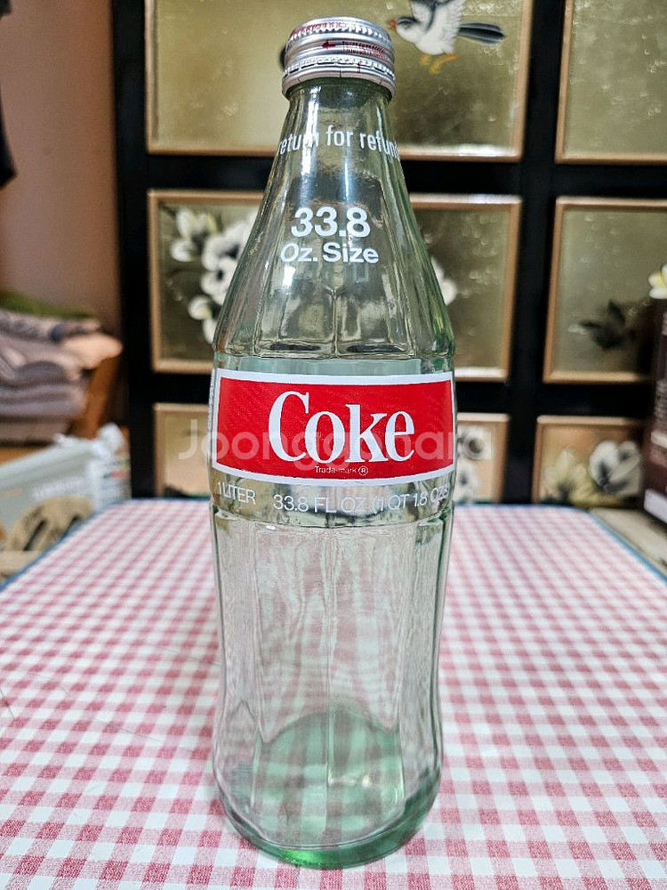 코카콜라 미국1리터공병 상태좋음--1