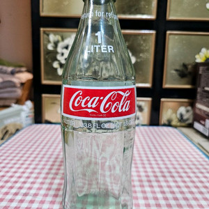 코카콜라 미국1리터공병 상태좋음