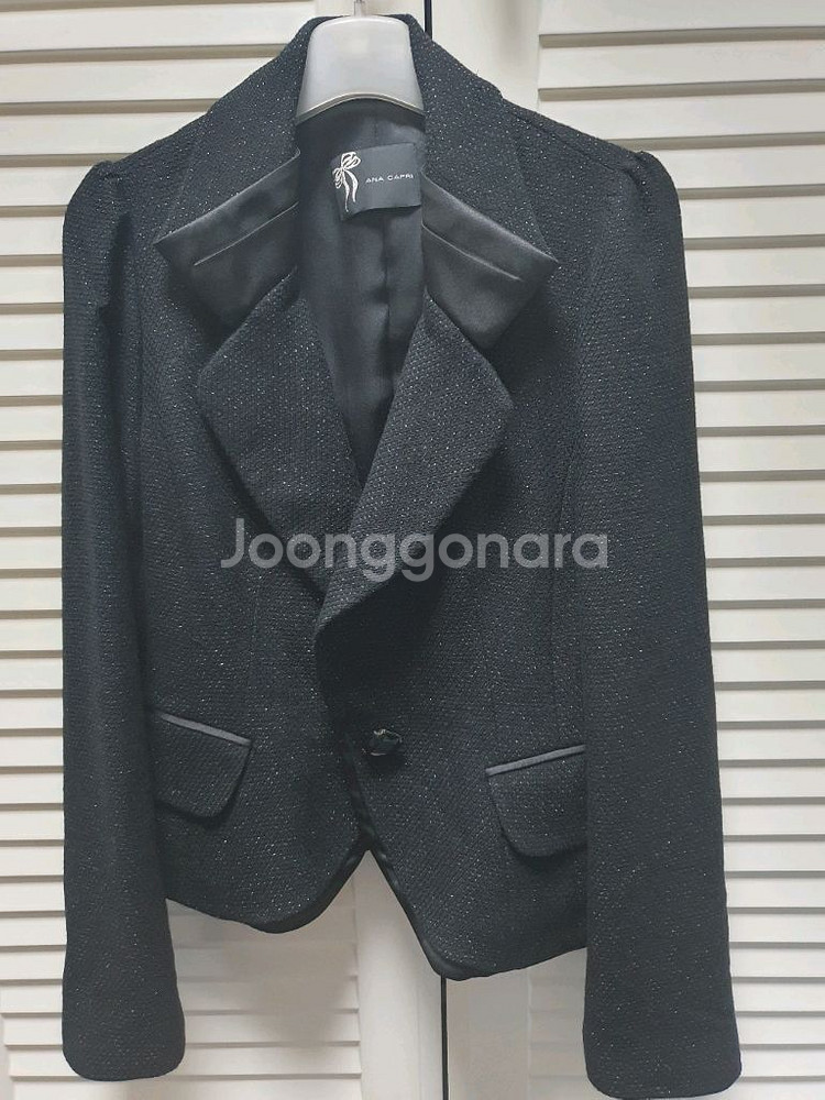 블랙 자켓 S / 울71%--0