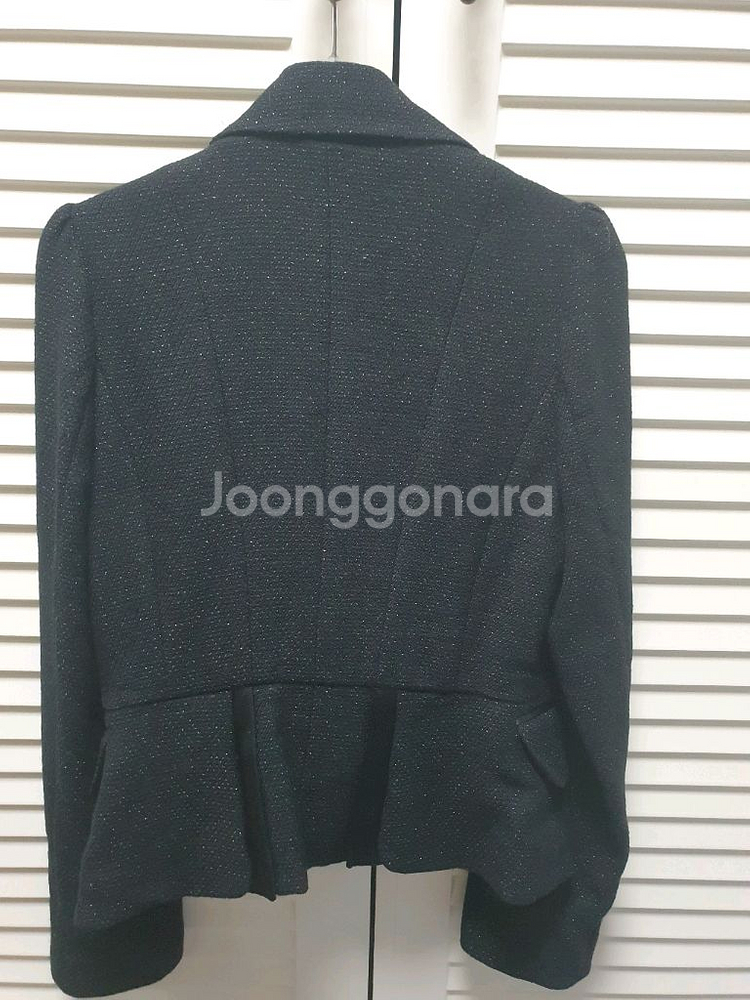 블랙 자켓 S / 울71%--2