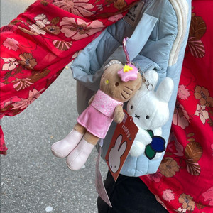 캐릭터 인형 키링(흰둥이,짱구,스누피,키티, 치이카와)
