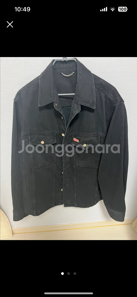 솔리드옴므 흑청자켓 판매합니다--0