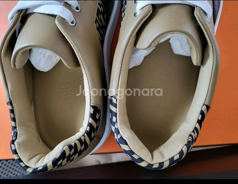 에르메스 스니커즈 프리스니커즈 고비베이지 누아 42.5--7